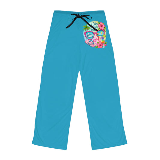 Soul Sistas and Mistas Cruise 2026 (Blue) Chic Women's Pajama Pants - Cozy Soul Sister Lounge Wear, Sleep Pants, Gift for Her, Relaxation Pants, Self-Care Essentials