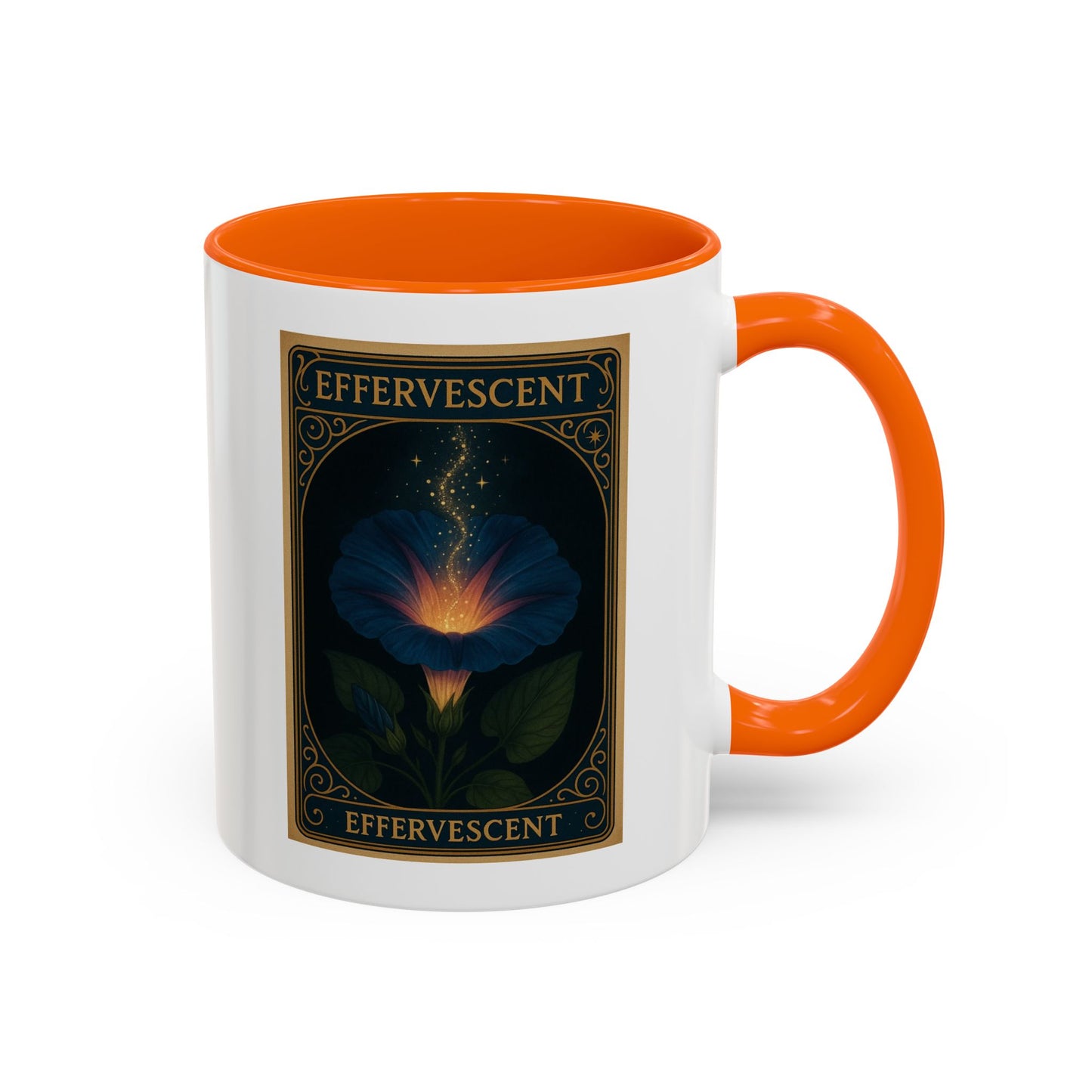 Effervescent Floral Accent Coffee Mug
