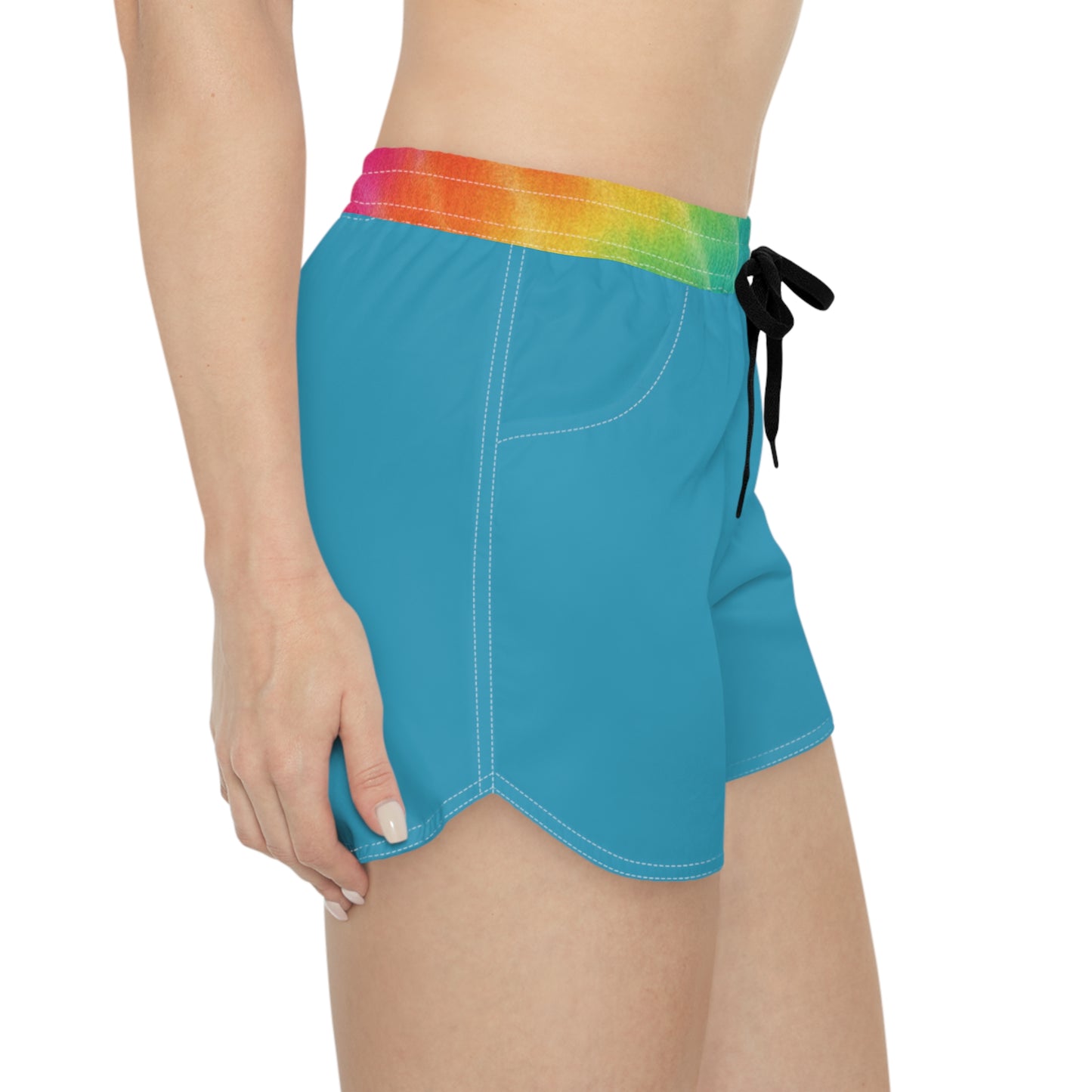 Soul Sistas and Mistas Cruise 2026 Vibrant Blue Women’s Casual Shorts, Trendy Summer Shorts, Festival Wear, Beach Outfit, Comfortable Lounge Shorts