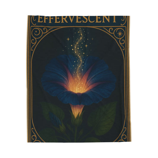 Effervescent Oracle Velveteen Plush Blanket