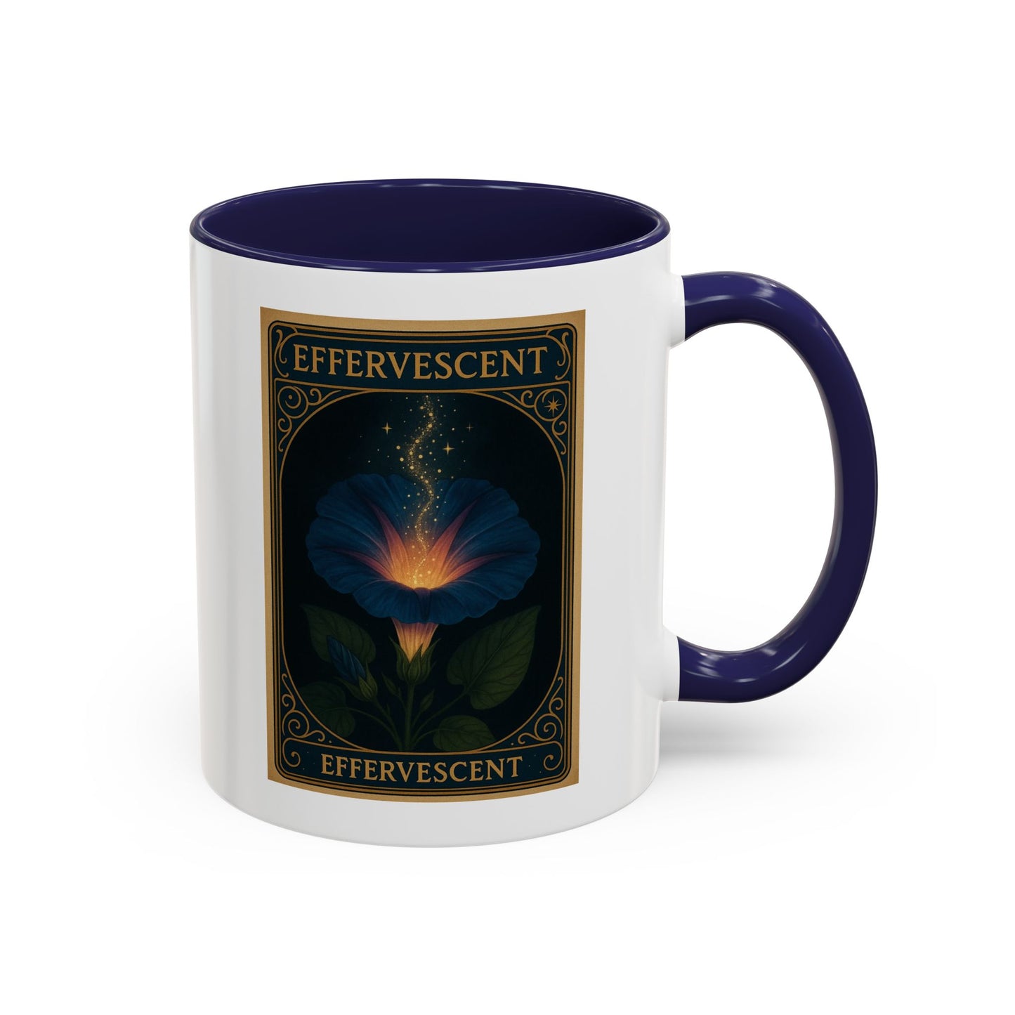 Effervescent Floral Accent Coffee Mug