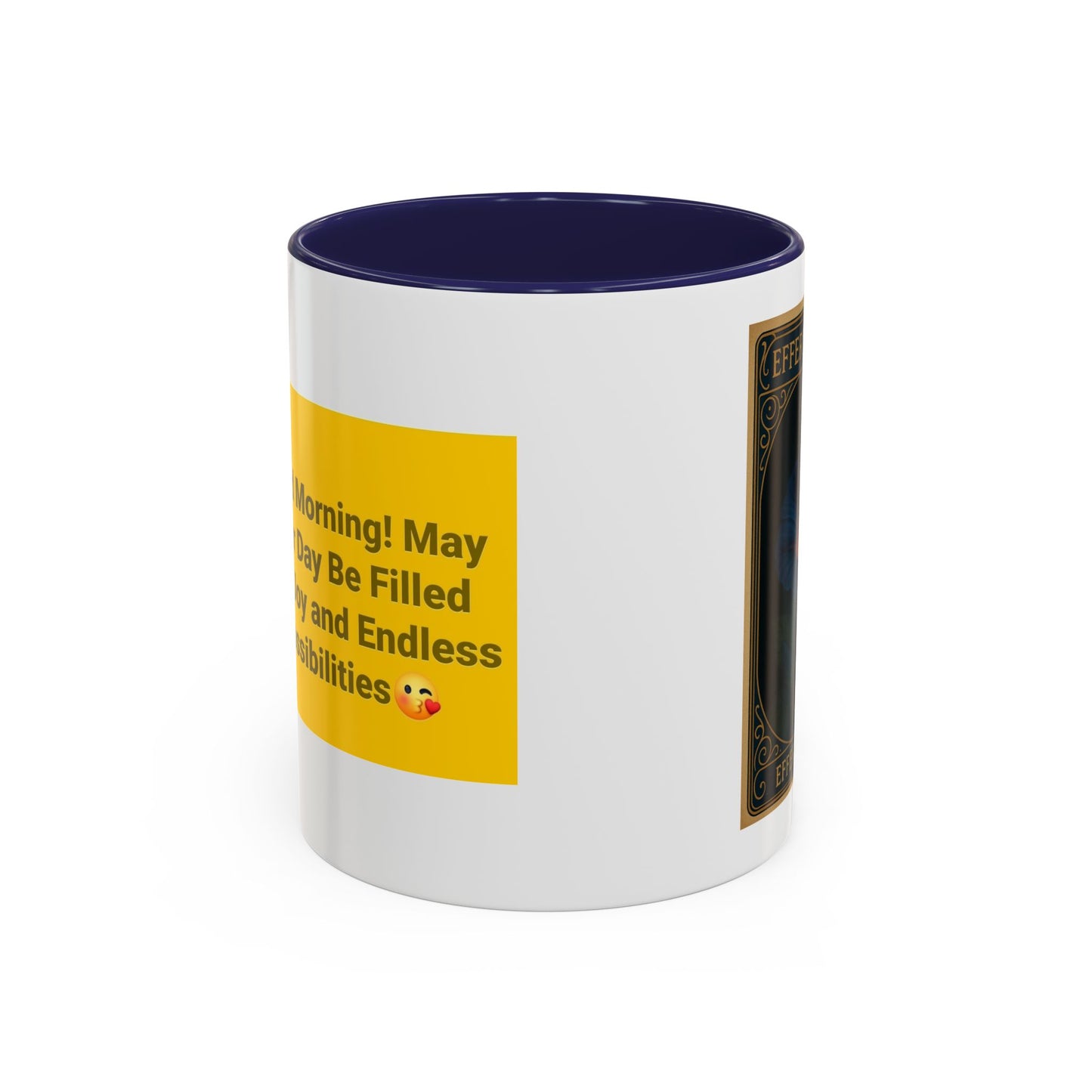 Effervescent Floral Accent Coffee Mug