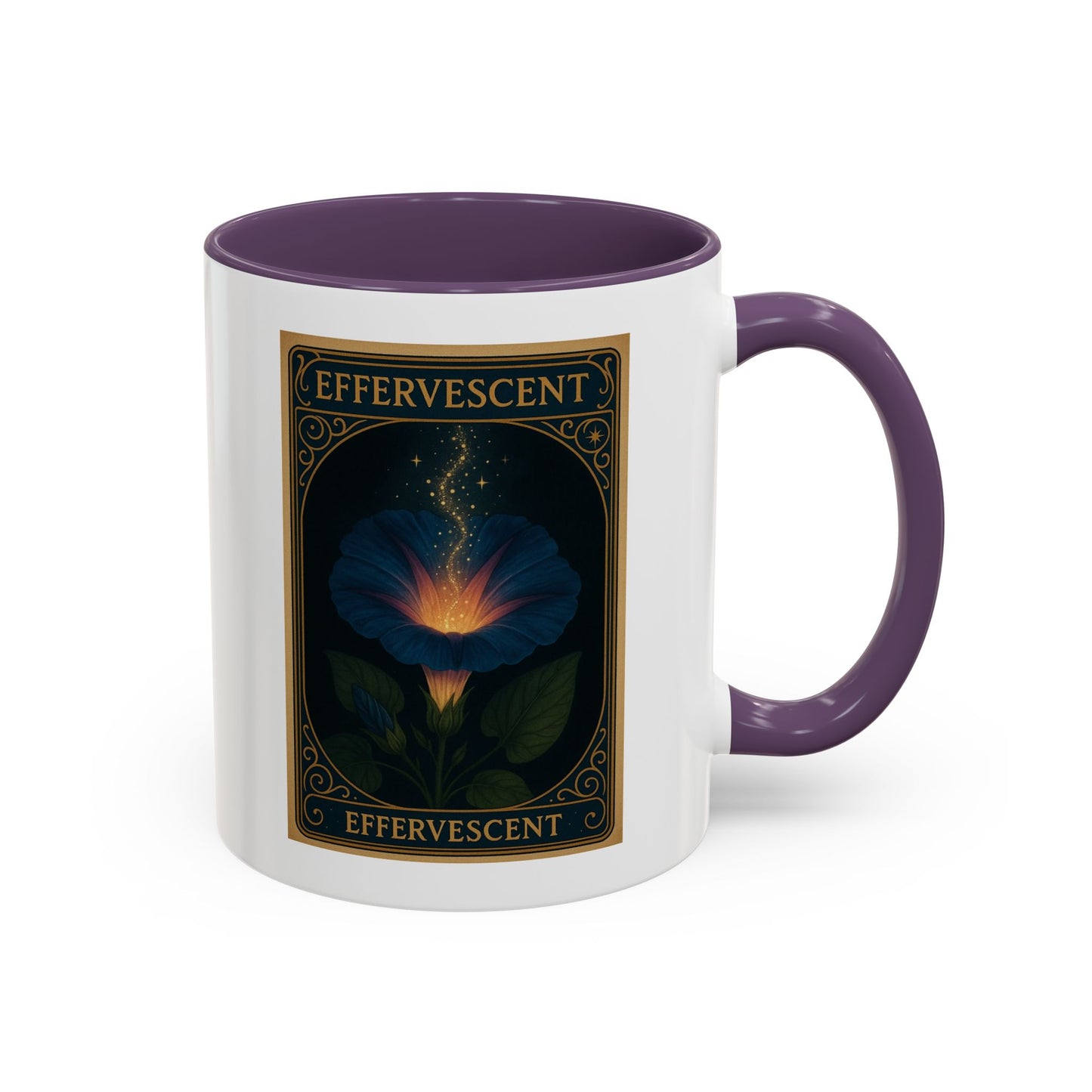 Effervescent Floral Accent Coffee Mug