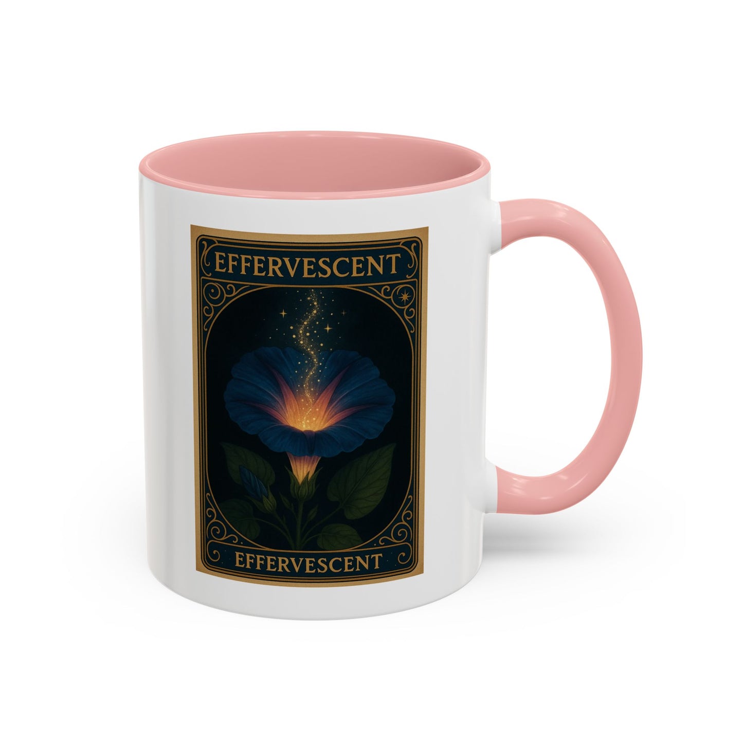 Effervescent Floral Accent Coffee Mug