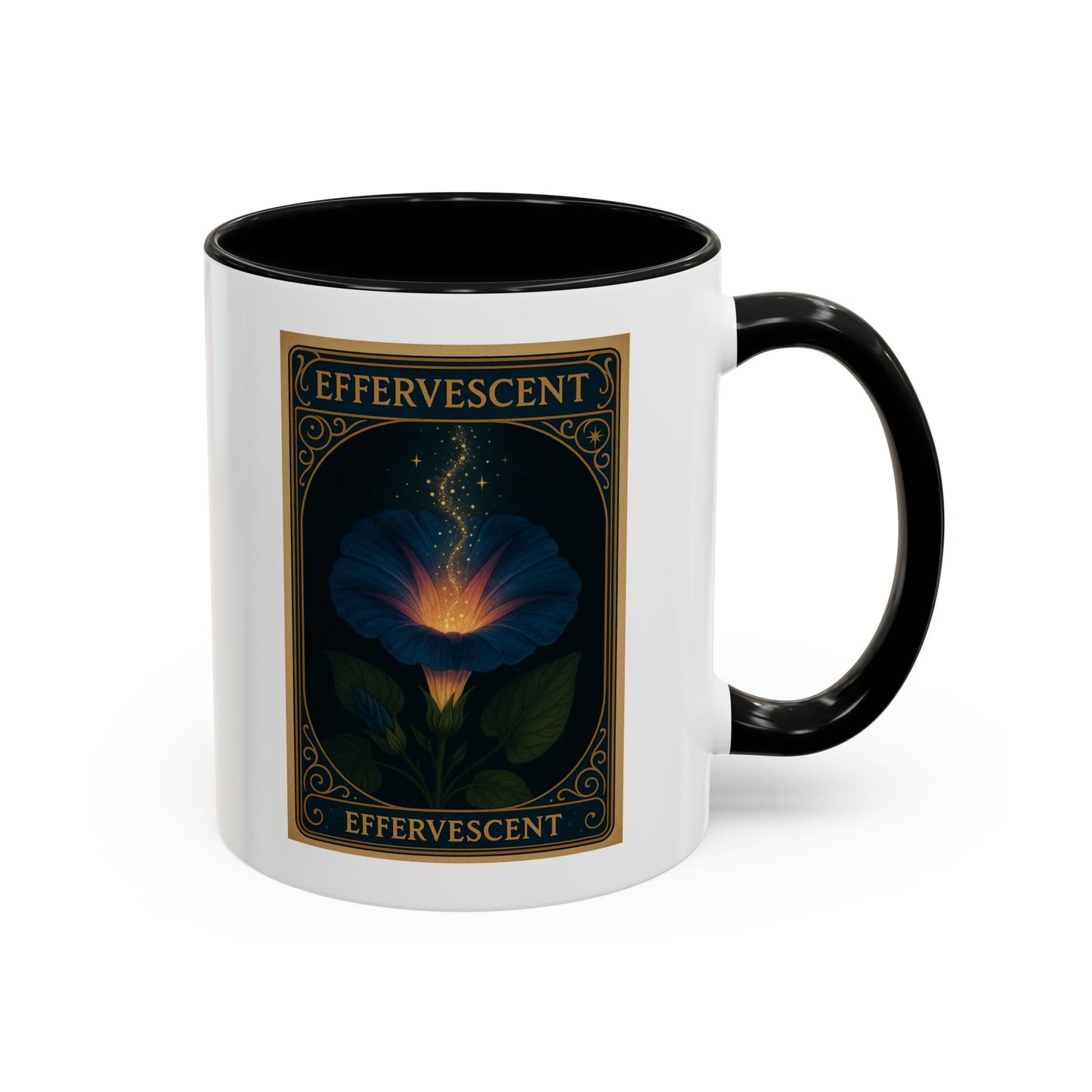 Effervescent Floral Accent Coffee Mug