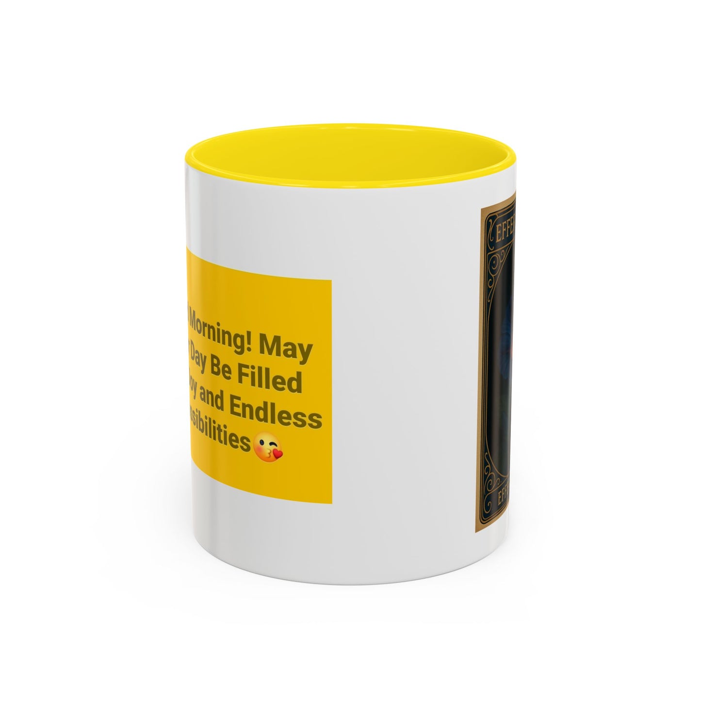 Effervescent Floral Accent Coffee Mug