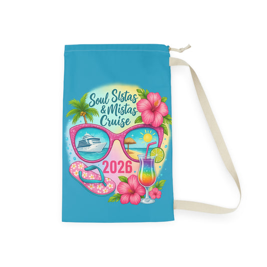 Soul Sistas and Mistas Cruise 2026 Laundry Bag | Beach Bag, Vacation Essential, Gift for Friends, Summer Travel, Nautical Theme