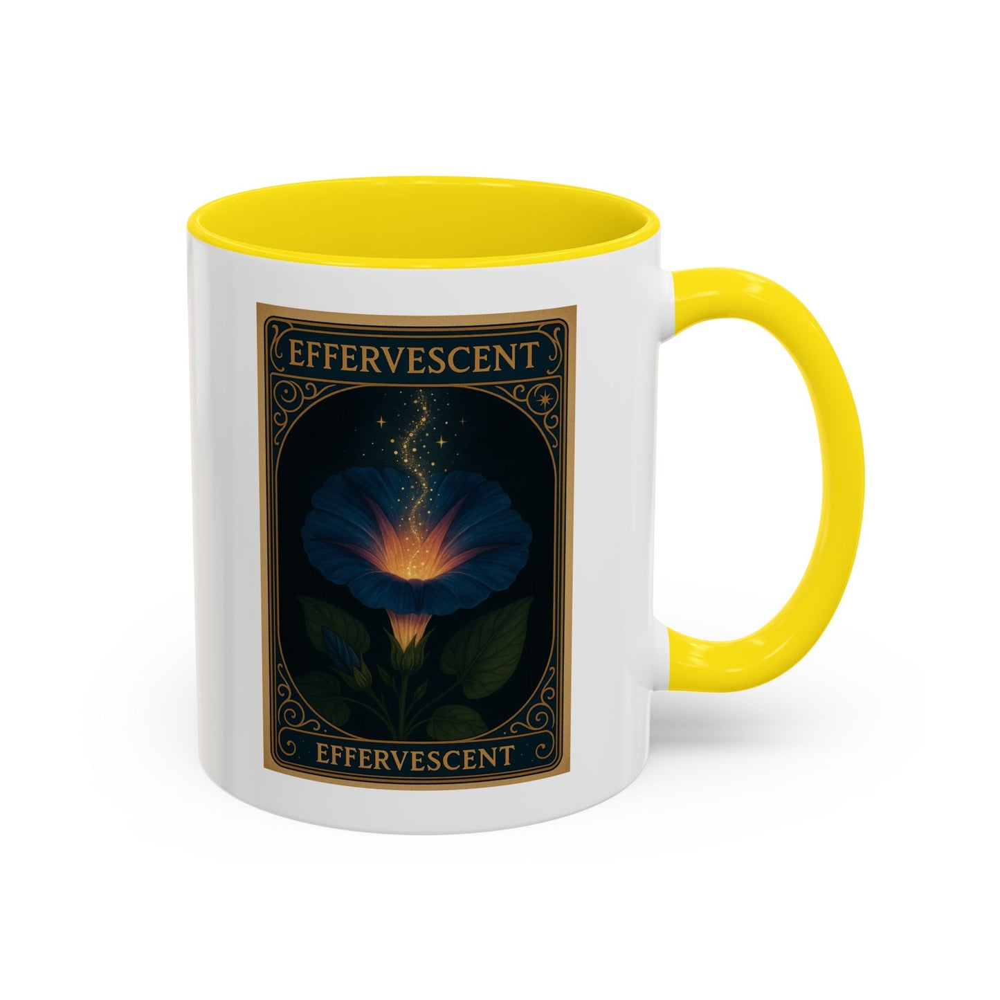 Effervescent Floral Accent Coffee Mug