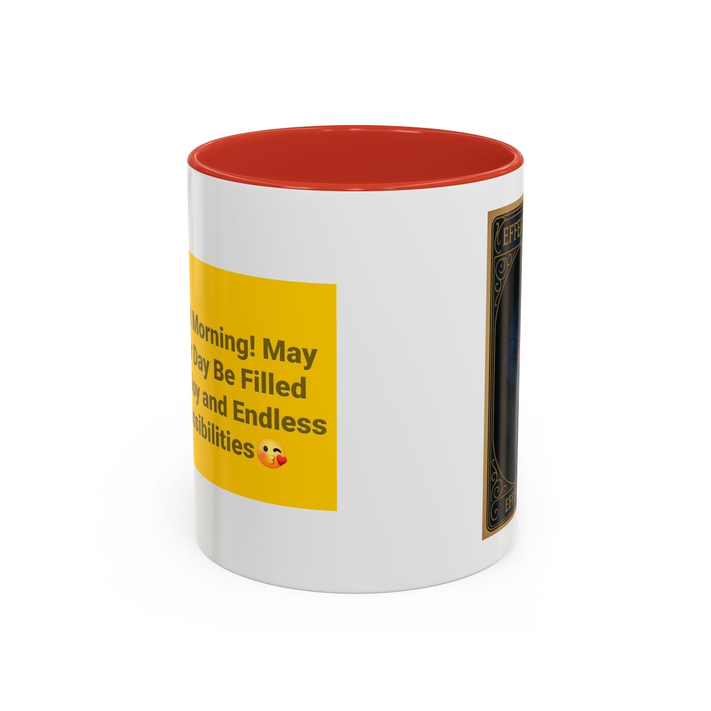 Effervescent Floral Accent Coffee Mug