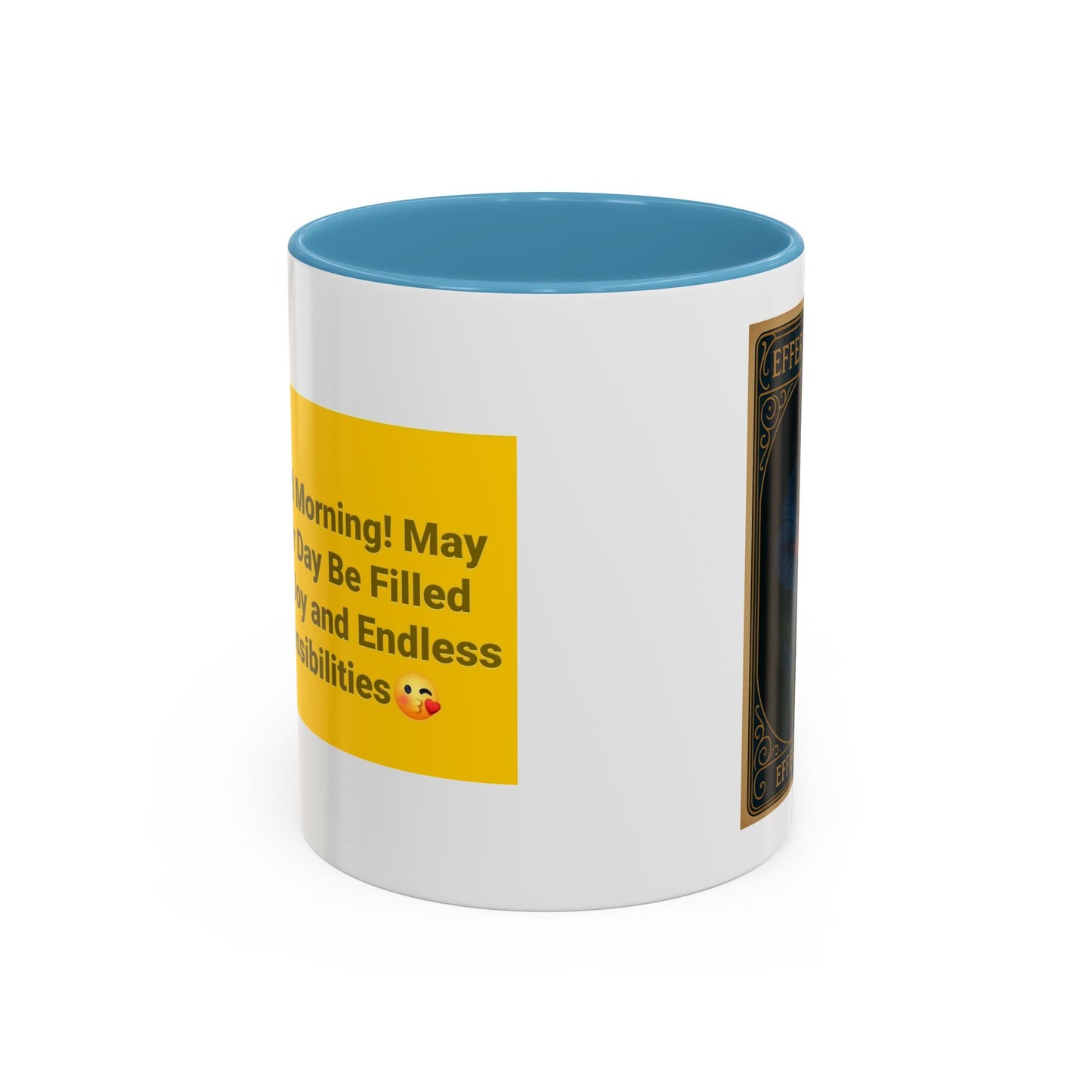 Effervescent Floral Accent Coffee Mug