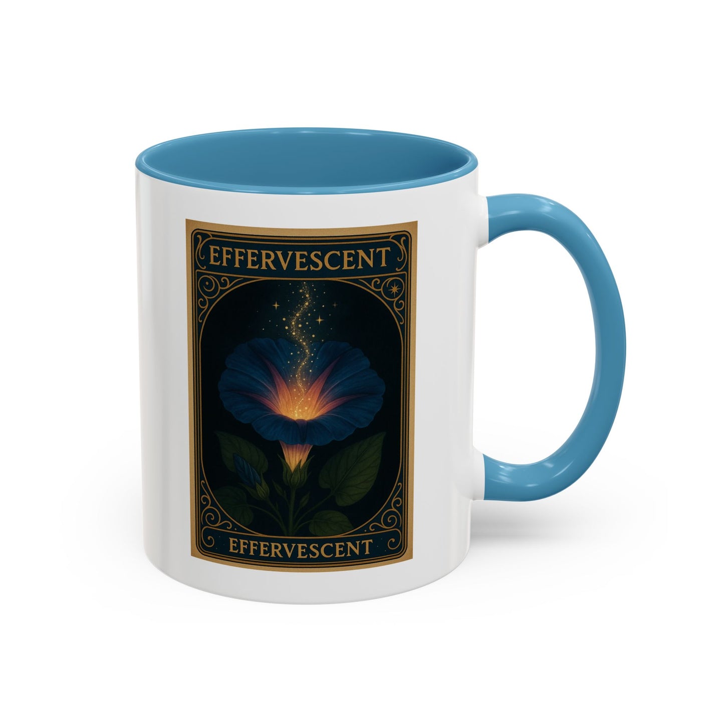 Effervescent Floral Accent Coffee Mug