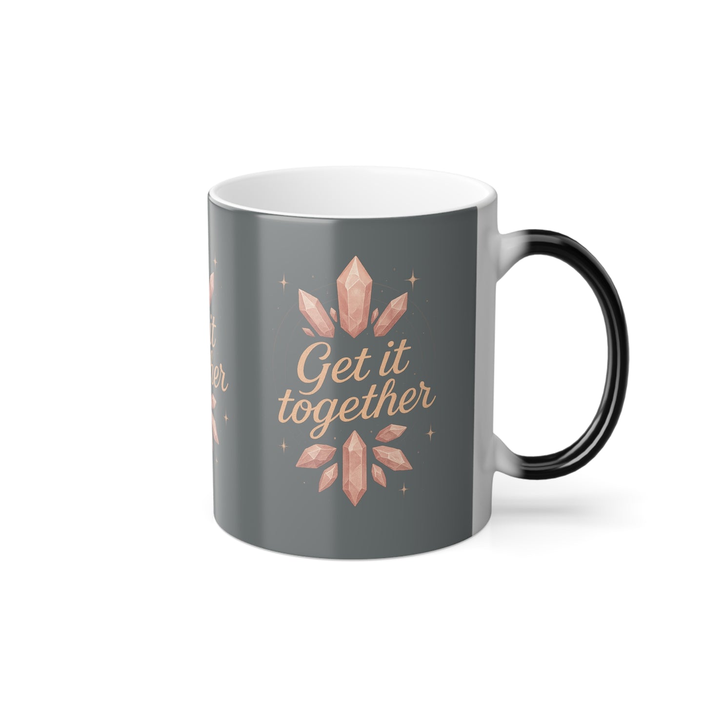 "Get it together" Femanine Color Morphing Mug, 11oz