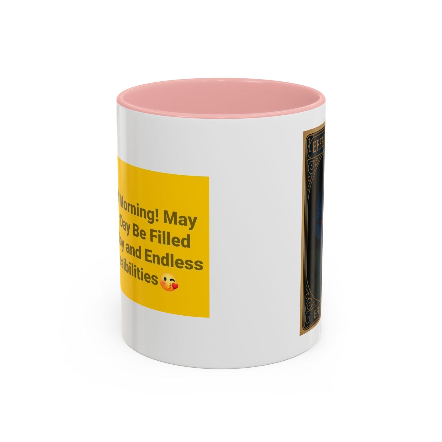 Effervescent Floral Accent Coffee Mug