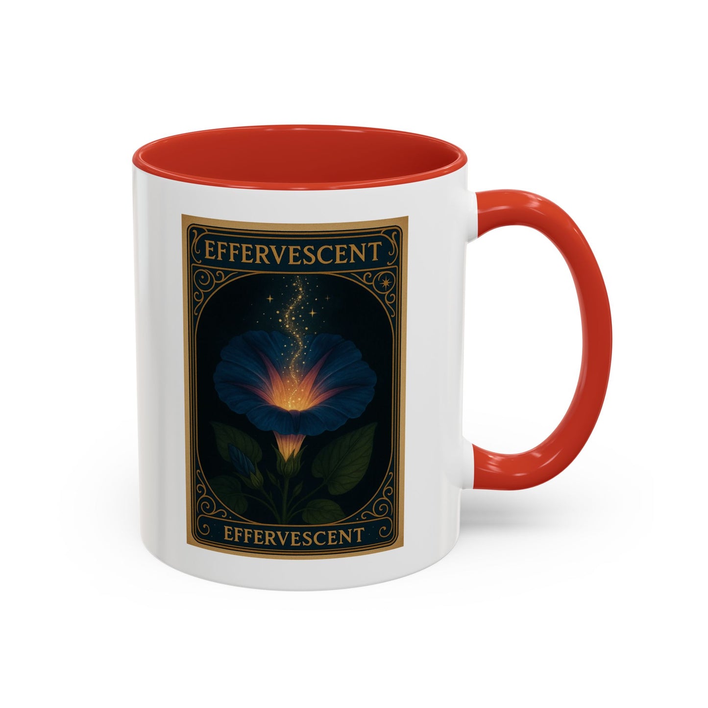 Effervescent Floral Accent Coffee Mug