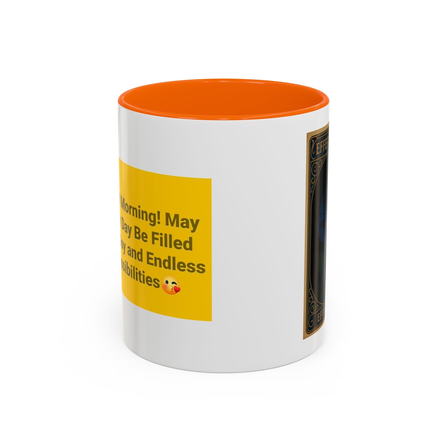 Effervescent Floral Accent Coffee Mug
