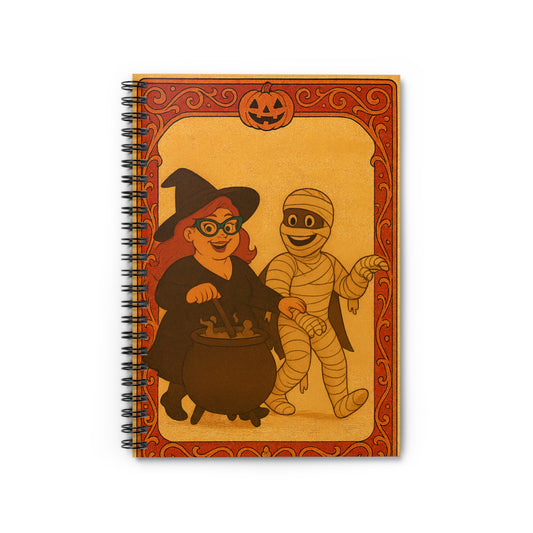 Halloween Spiral Notebook - Perfect for Jetsetters.