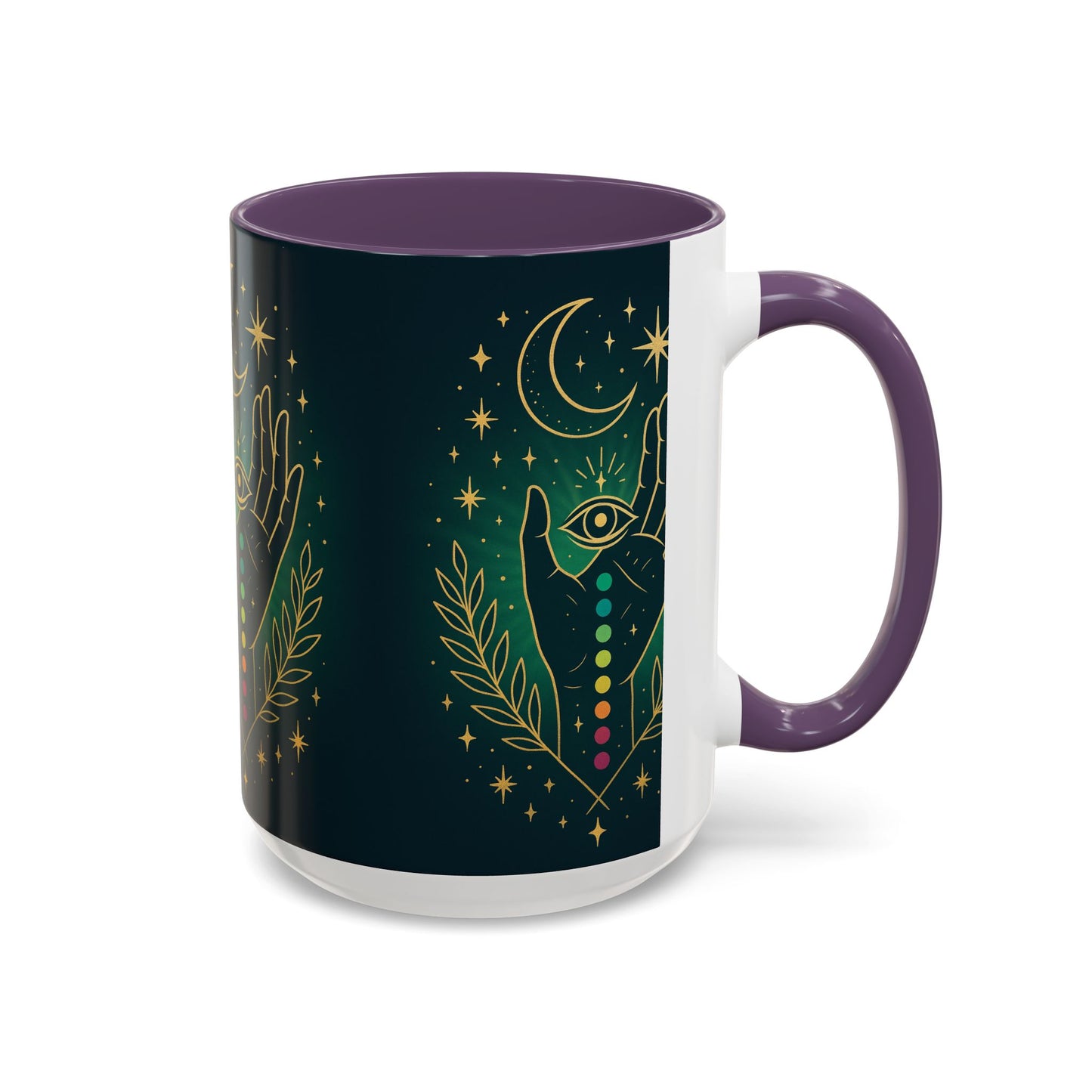 Chakra Accent Coffee Mug (11, 15oz)