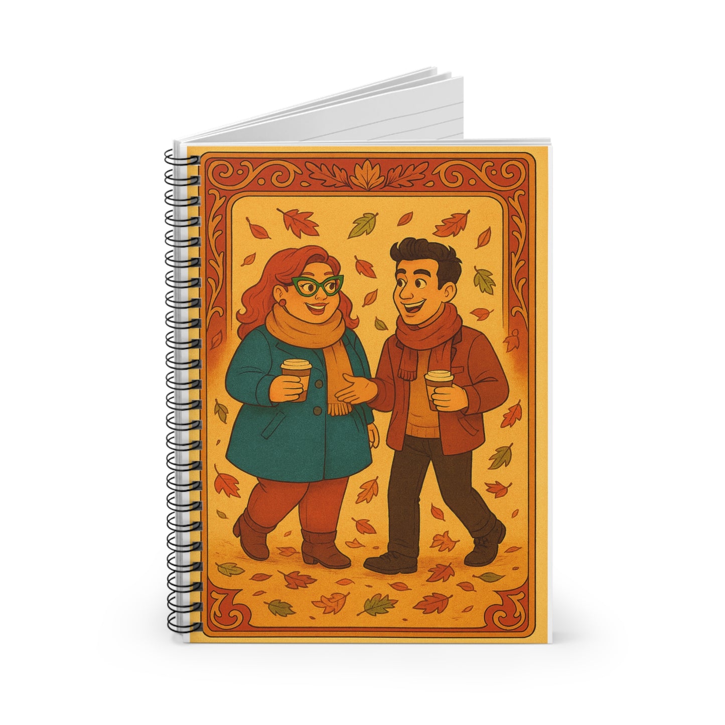 Fall Season  Spiral Notebook - Perfect for Jetsetters, Travelers, Dreamers, Gift for Pilots, Travel Planning Journal