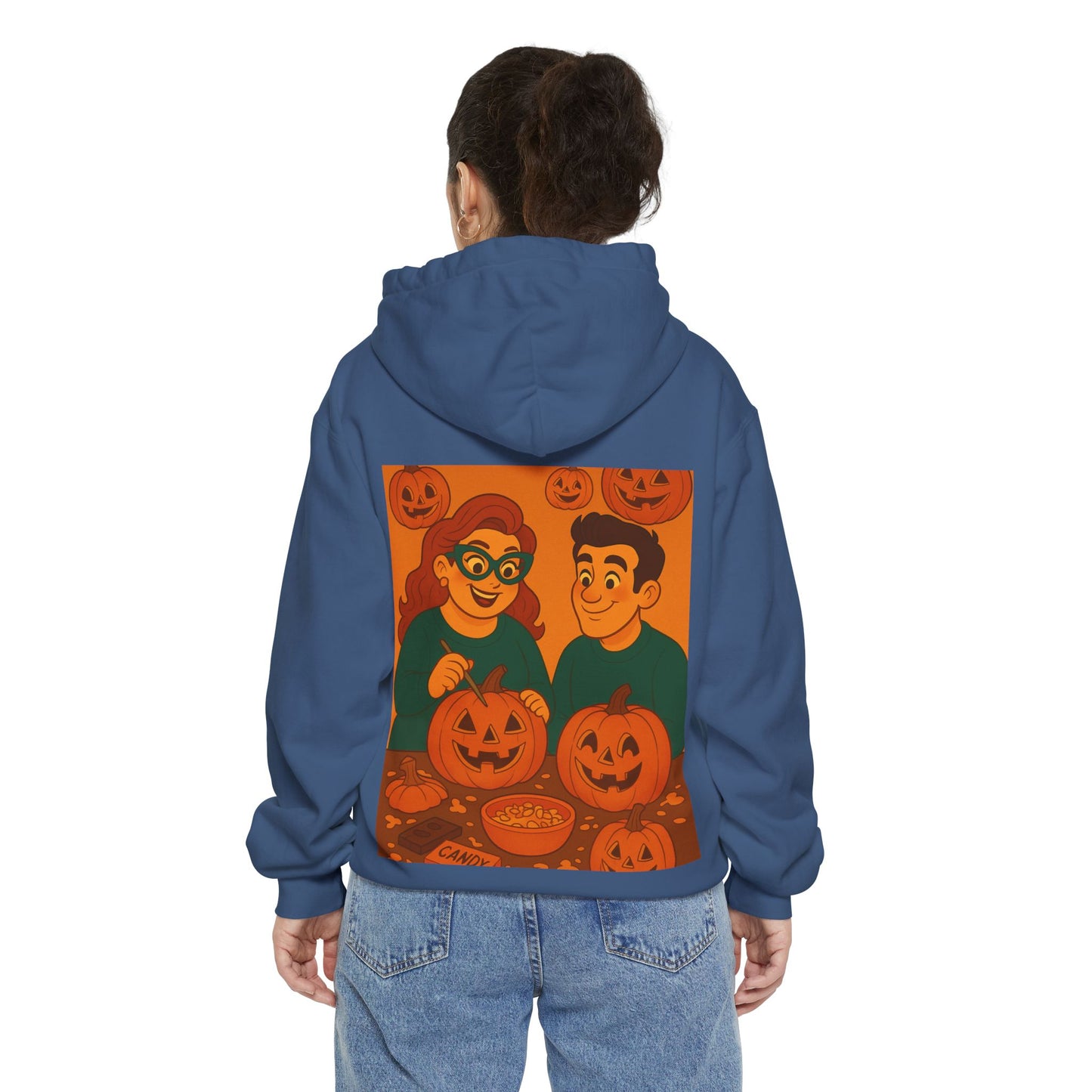 Halloween Graphic Hoodie | Unisex Cozy Sweatshirt, Perfect Gift for Friends, Casual Wear, Unique Style