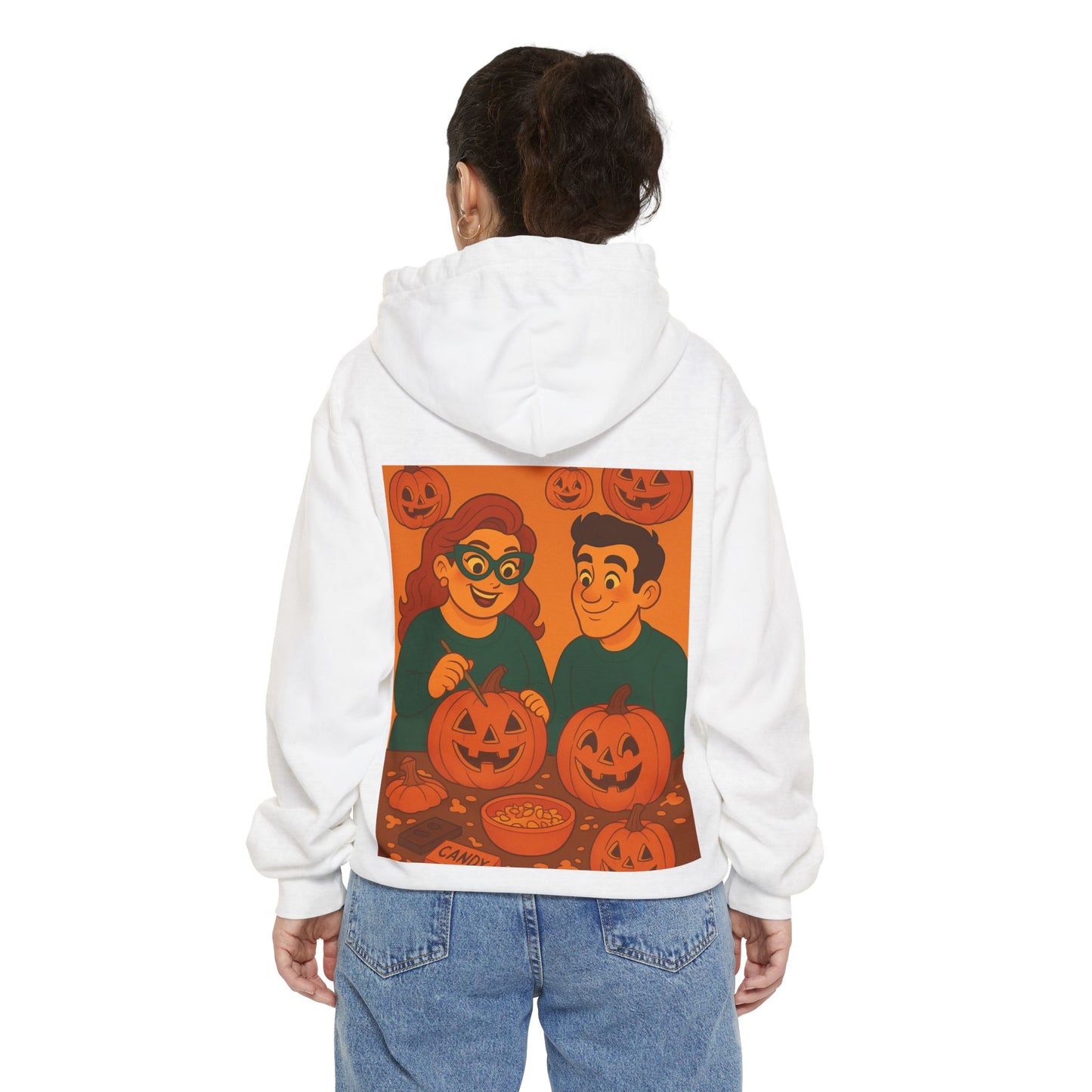 Halloween Graphic Hoodie | Unisex Cozy Sweatshirt, Perfect Gift for Friends, Casual Wear, Unique Style