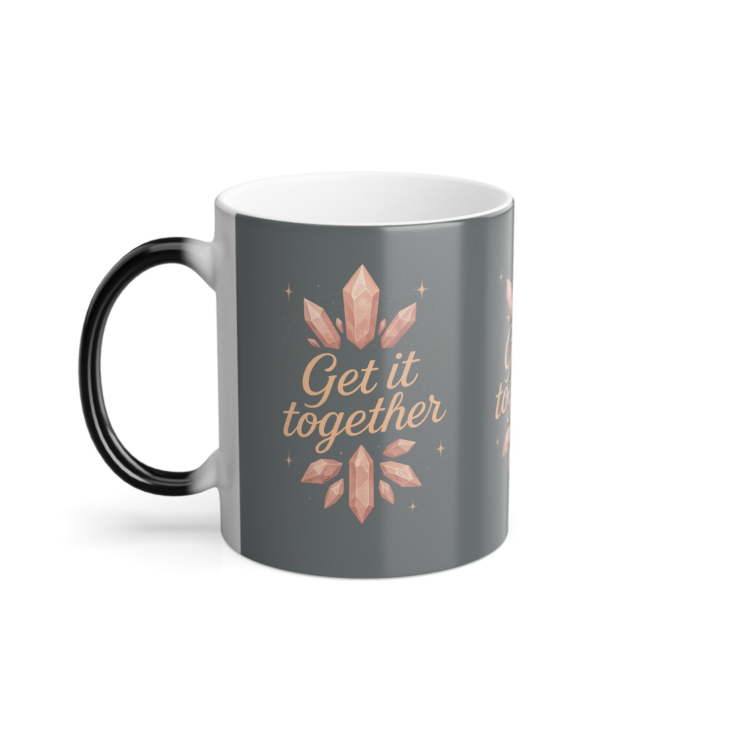 "Get it together" Femanine Color Morphing Mug, 11oz