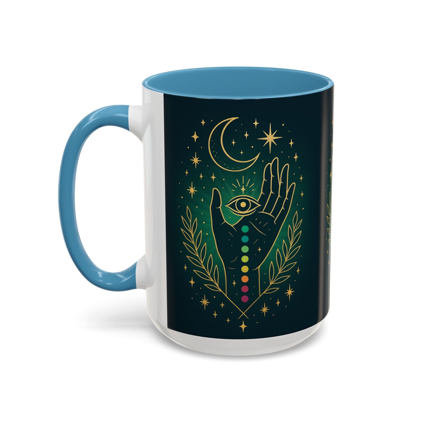 Chakra Accent Coffee Mug (11, 15oz)