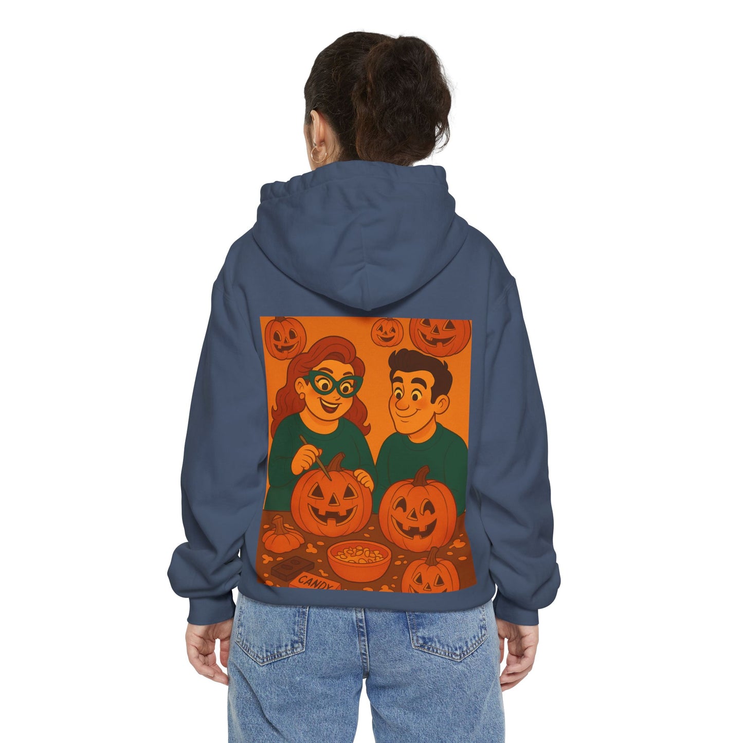 Halloween Graphic Hoodie | Unisex Cozy Sweatshirt, Perfect Gift for Friends, Casual Wear, Unique Style