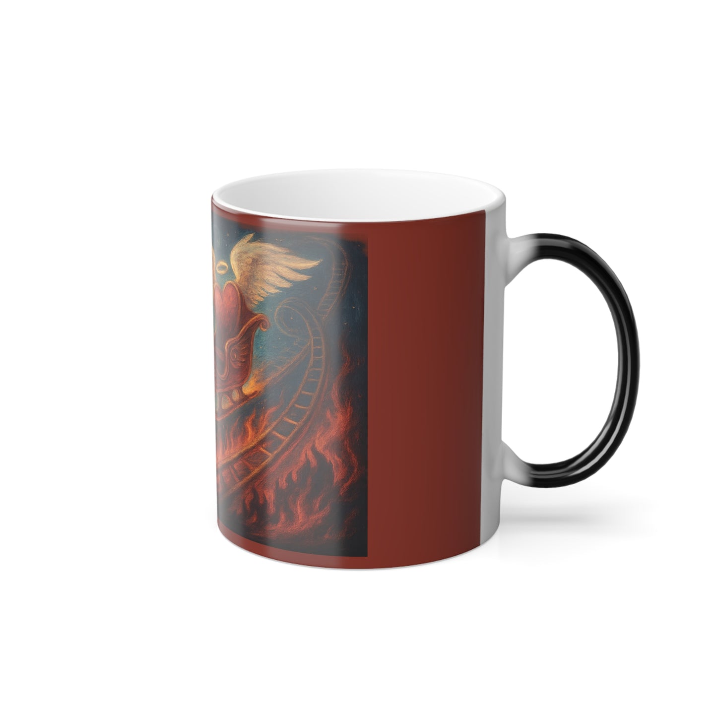 "The Greatest Sleigh Ride from Hell" Femanine Color Morphing Mug, 11oz