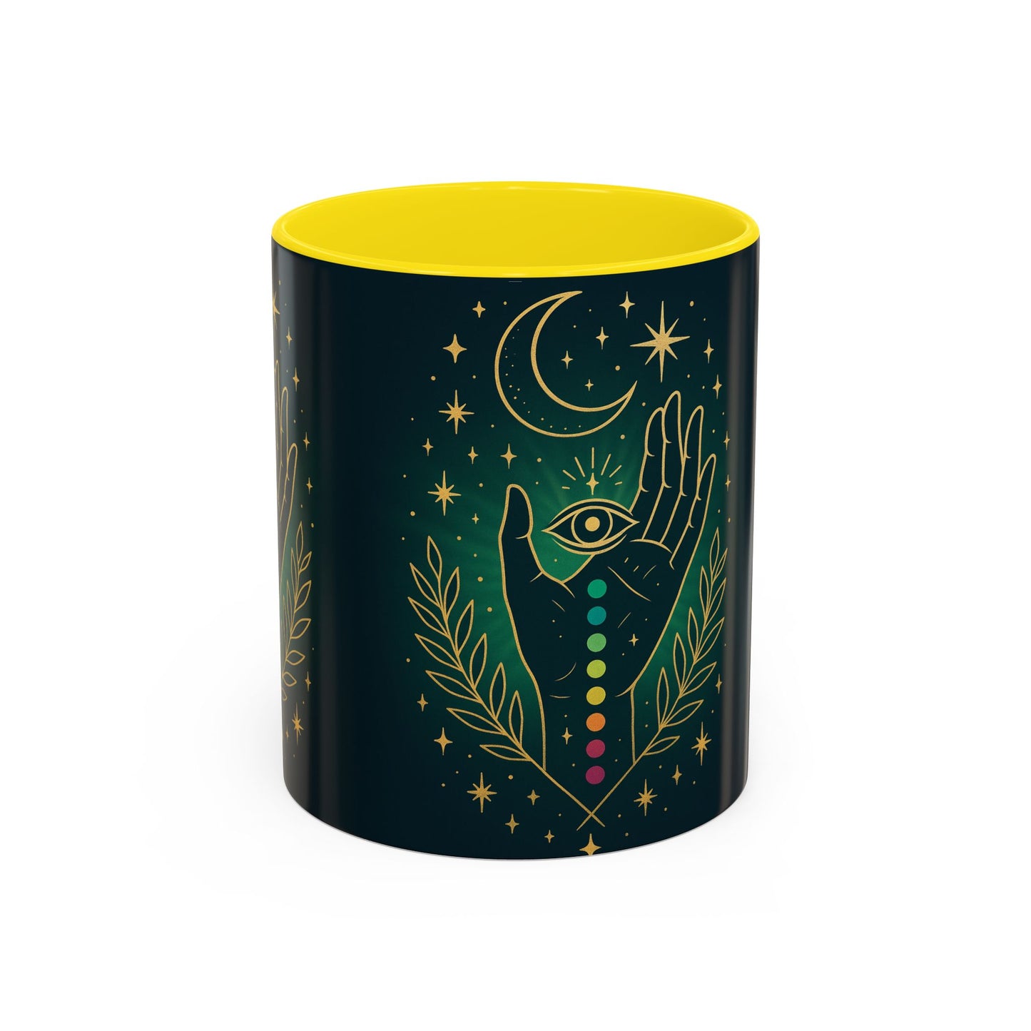 Chakra Accent Coffee Mug (11, 15oz)