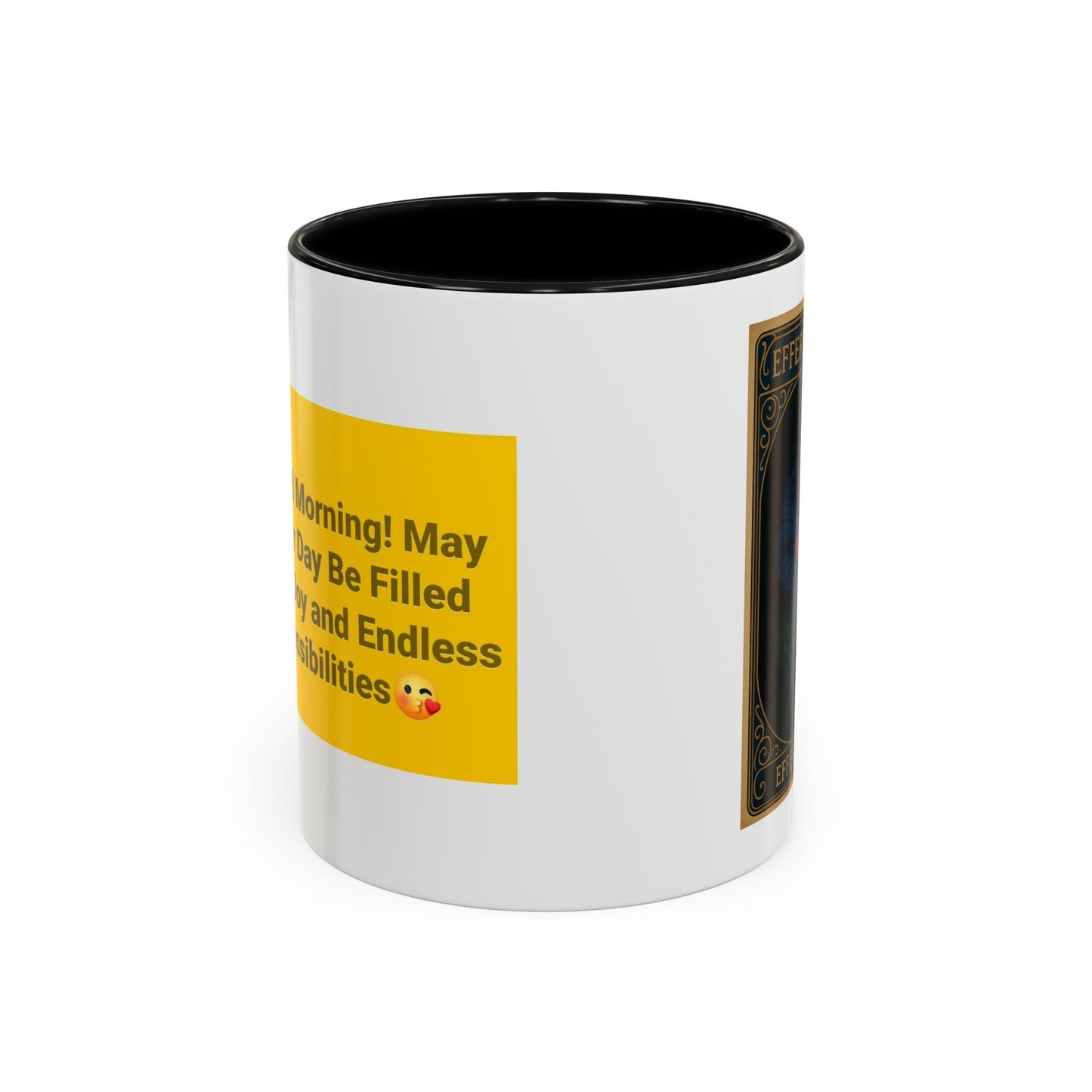 Effervescent Floral Accent Coffee Mug