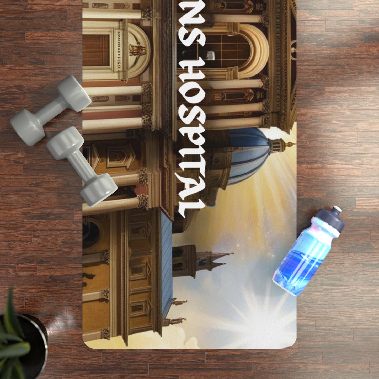 Heavens Hospital Yoga Mat - Inspirational Non-Slip Mat for Home Fitness, Meditation, Gift for Yoga Lovers, Exercise Accessories, [...]