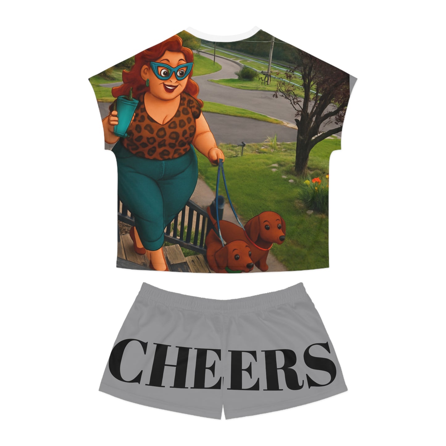 Women's Short Pajama Set (AOP)