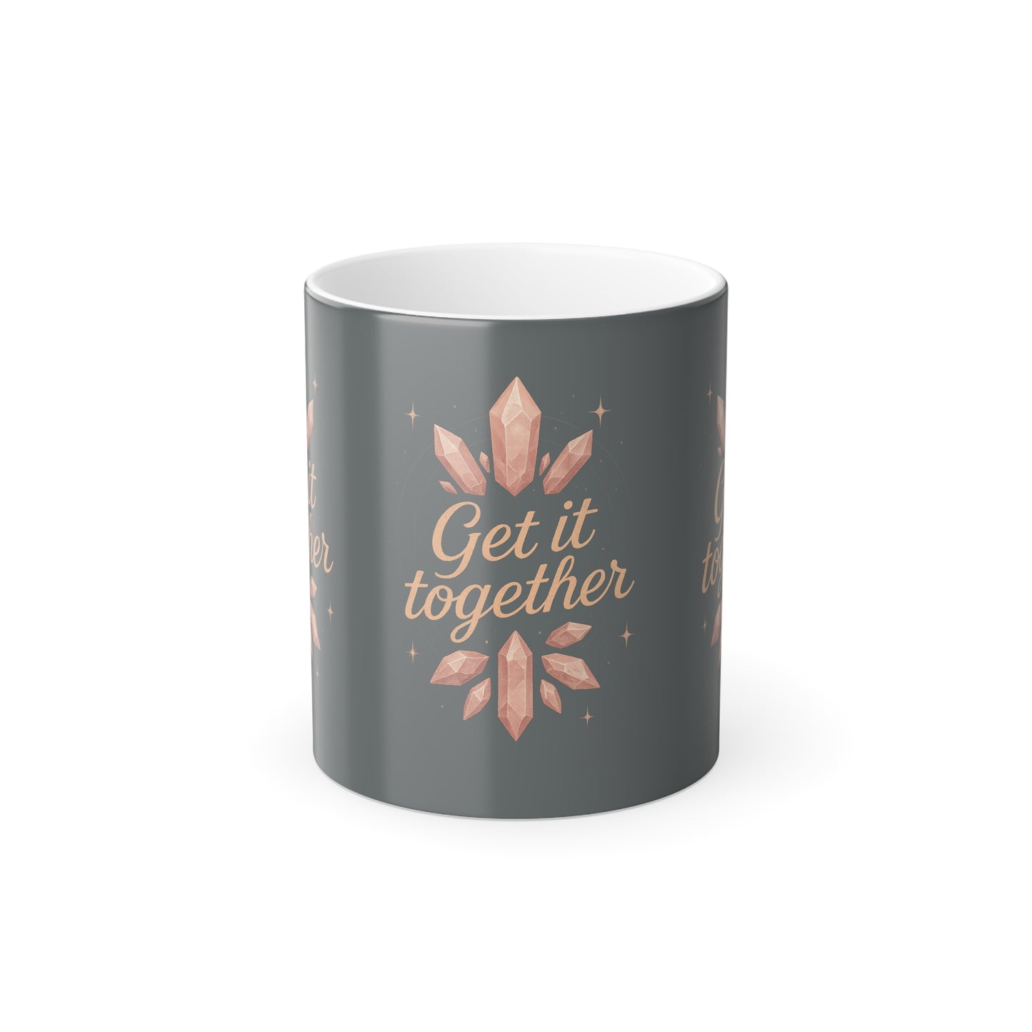 "Get it together" Femanine Color Morphing Mug, 11oz