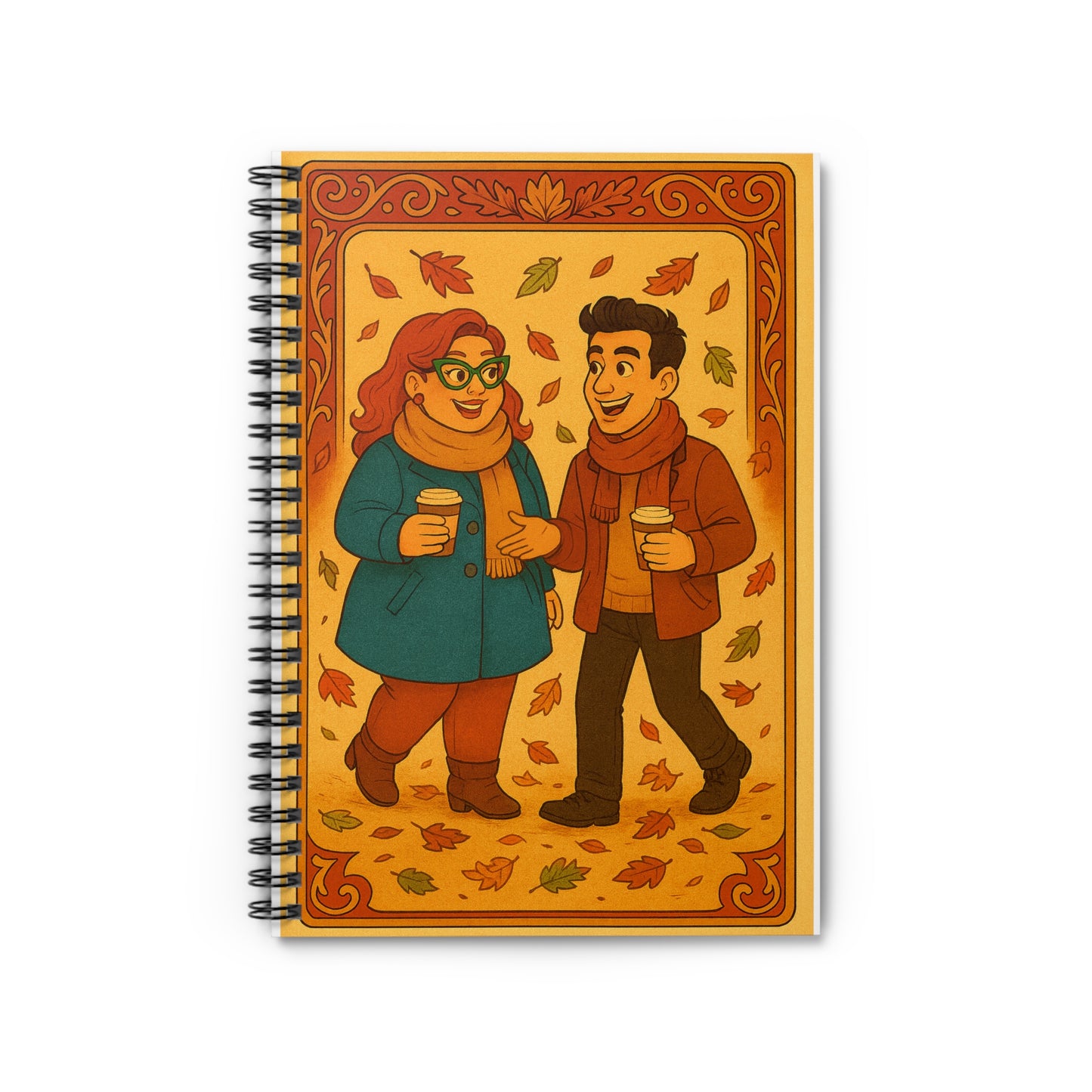 Fall Season  Spiral Notebook - Perfect for Jetsetters, Travelers, Dreamers, Gift for Pilots, Travel Planning Journal