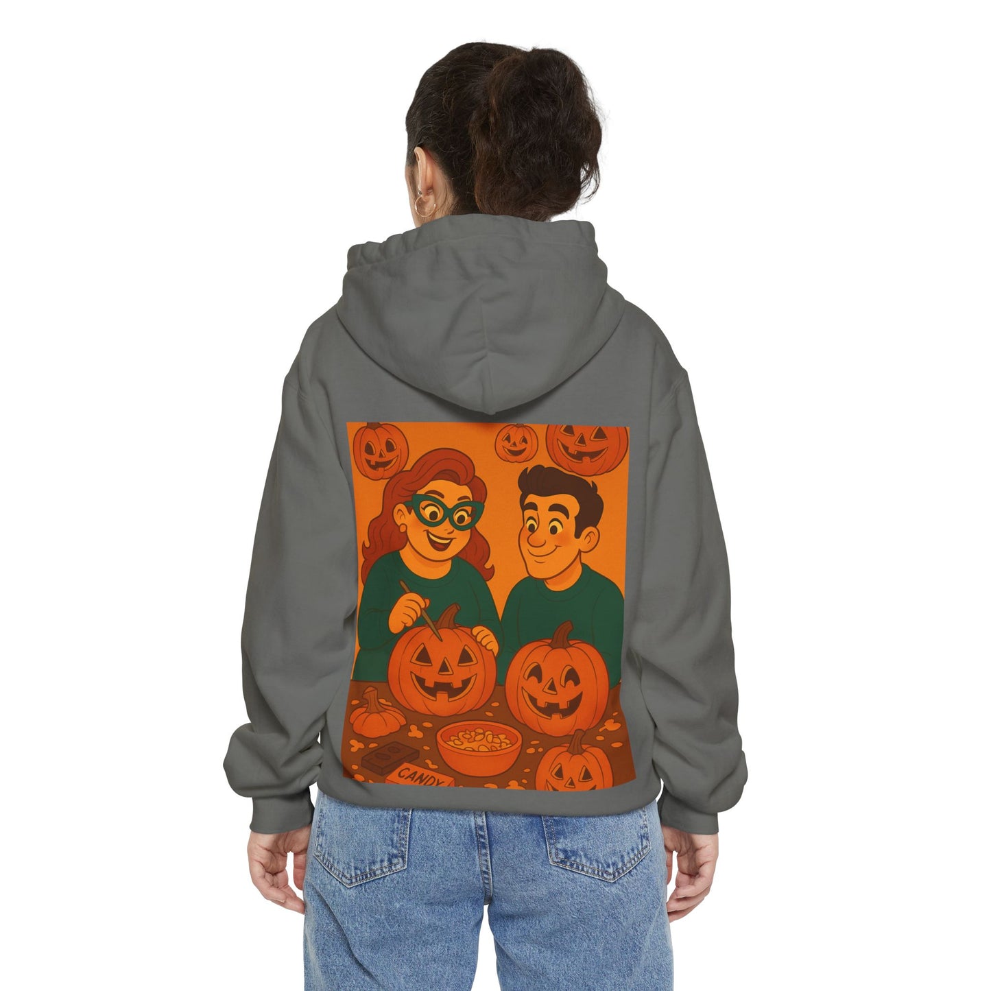 Halloween Graphic Hoodie | Unisex Cozy Sweatshirt, Perfect Gift for Friends, Casual Wear, Unique Style