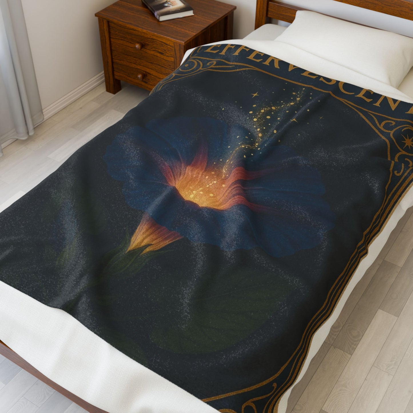 Effervescent Oracle Velveteen Plush Blanket