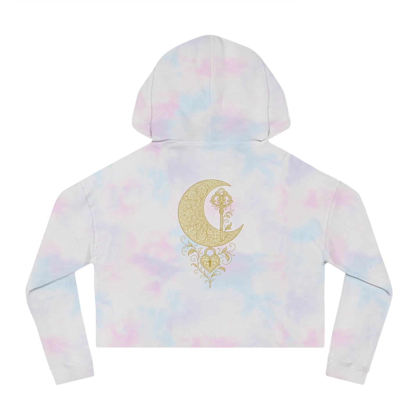 "Unlock the Light Within" Women’s Cropped Hooded Sweatshirt