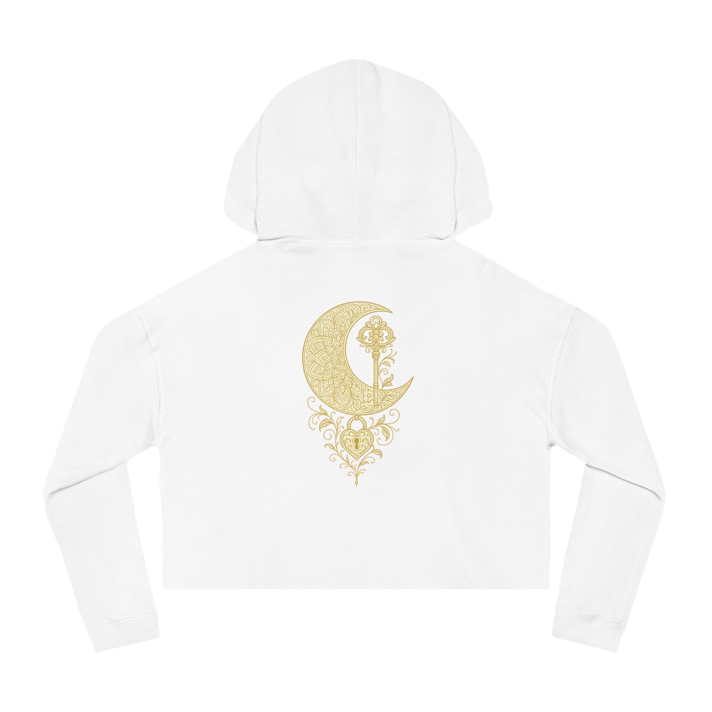 "Unlock the Light Within" Women’s Cropped Hooded Sweatshirt