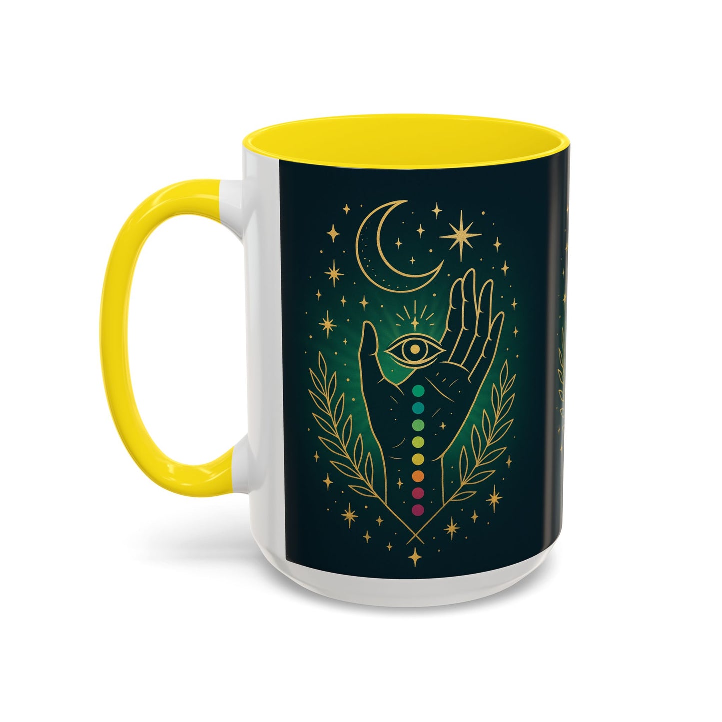 Chakra Accent Coffee Mug (11, 15oz)