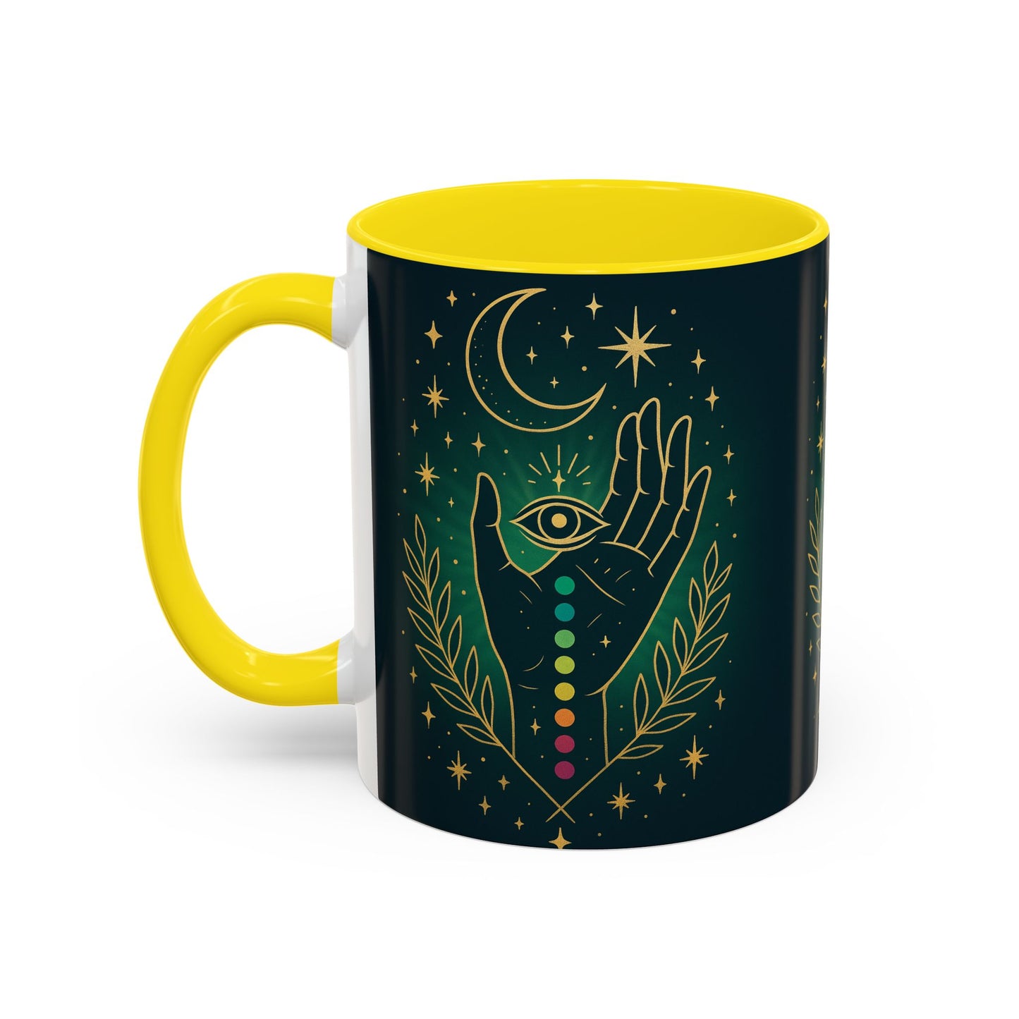 Chakra Accent Coffee Mug (11, 15oz)