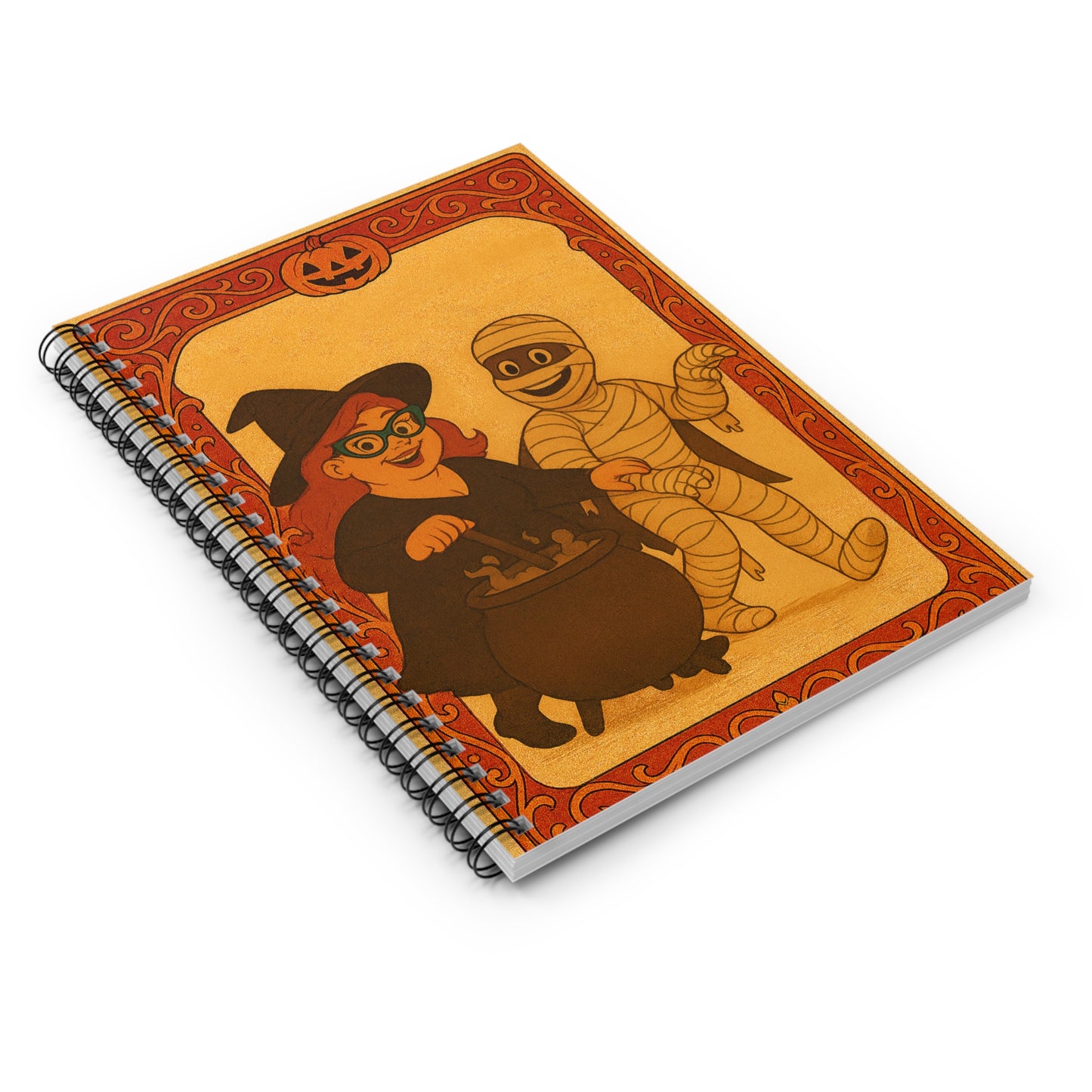 Halloween Spiral Notebook - Perfect for Jetsetters.