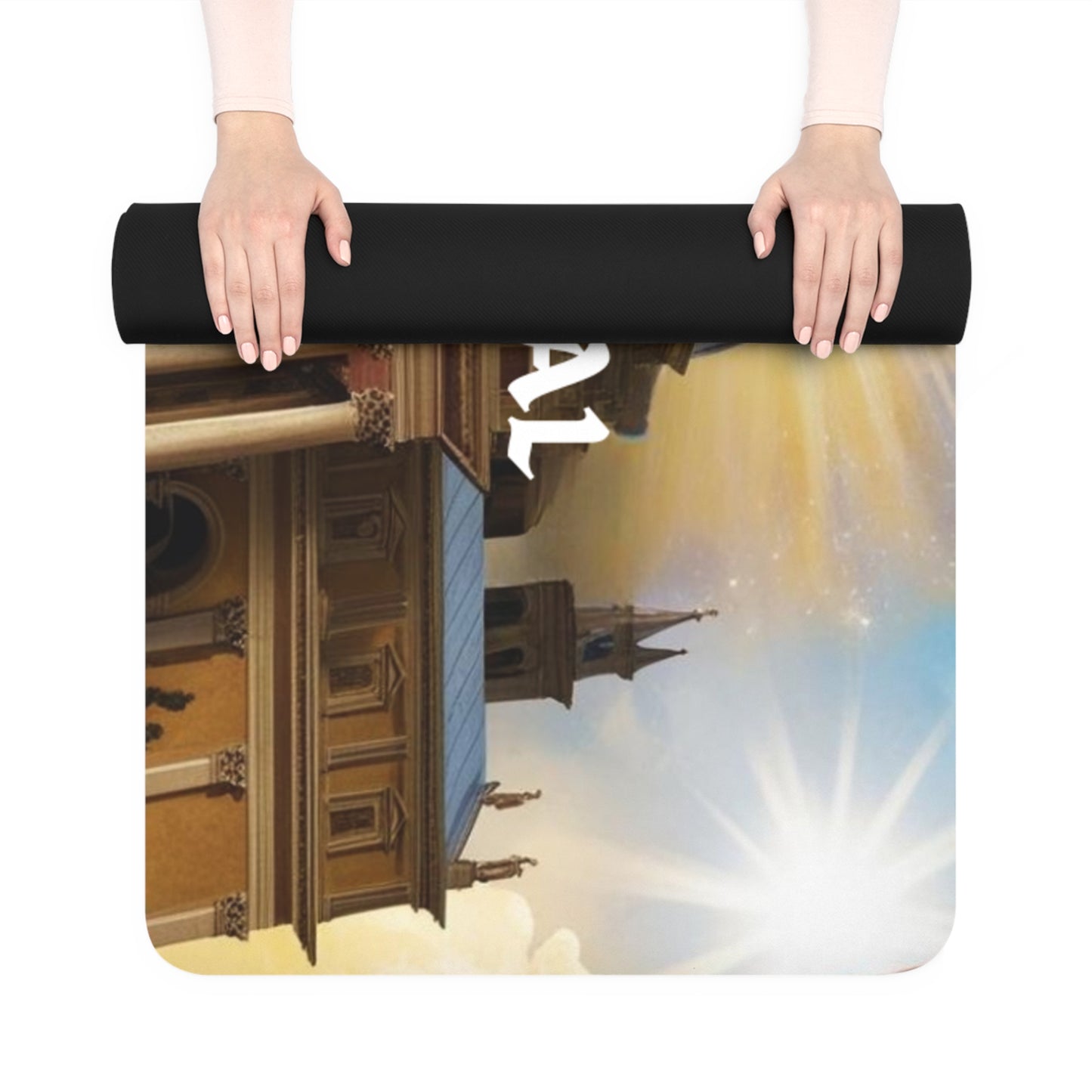 Heavens Hospital Yoga Mat - Inspirational Non-Slip Mat for Home Fitness, Meditation, Gift for Yoga Lovers, Exercise Accessories, [...]