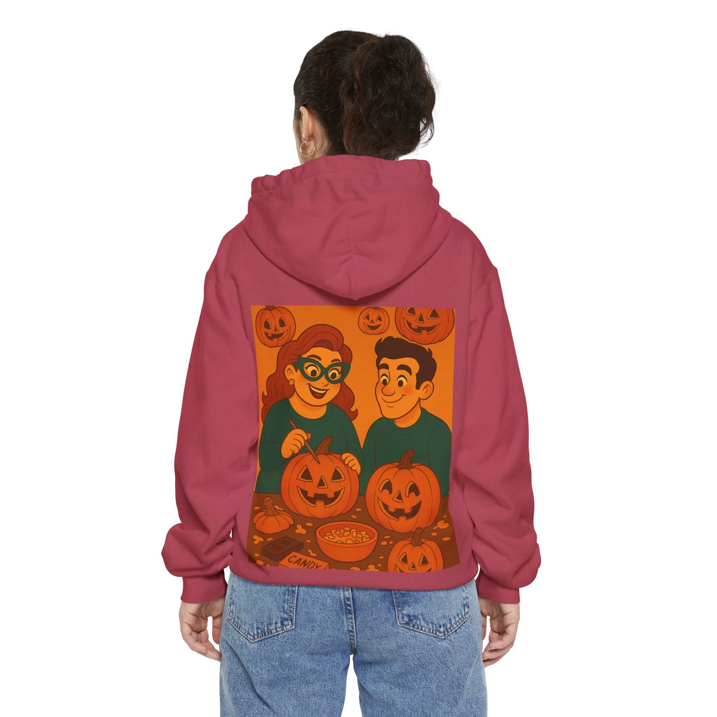 Halloween Graphic Hoodie | Unisex Cozy Sweatshirt, Perfect Gift for Friends, Casual Wear, Unique Style