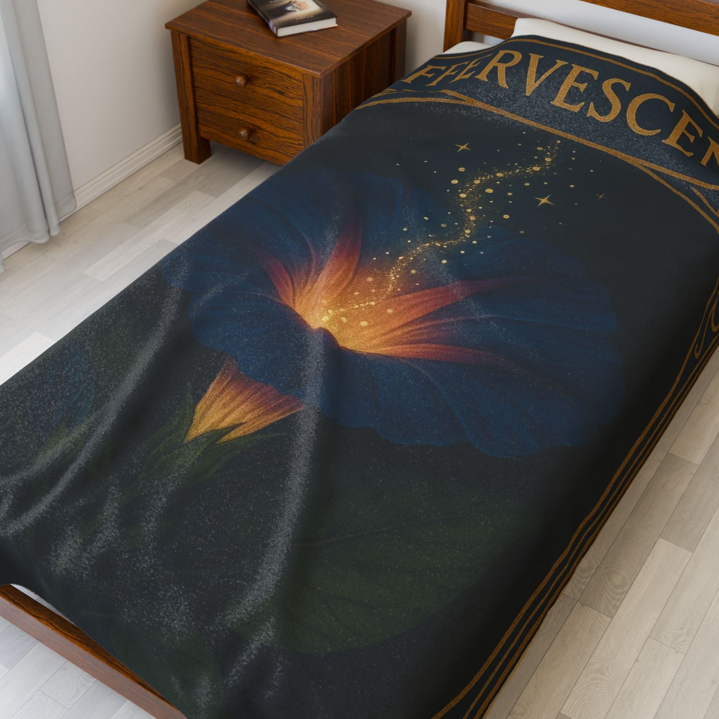 Effervescent Oracle Velveteen Plush Blanket