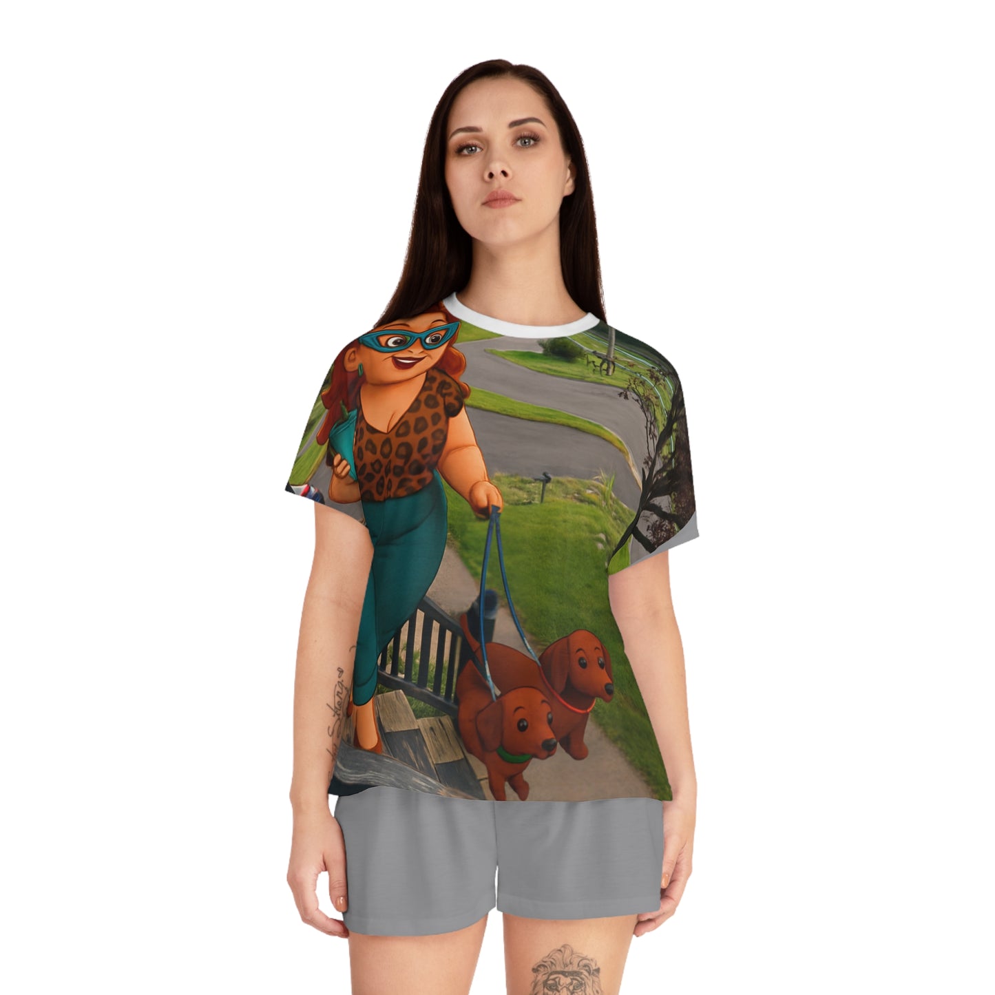 Women's Short Pajama Set (AOP)