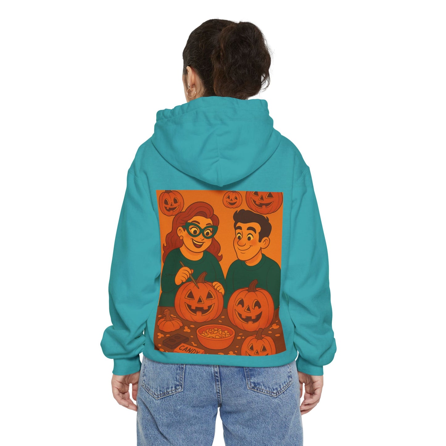 Halloween Graphic Hoodie | Unisex Cozy Sweatshirt, Perfect Gift for Friends, Casual Wear, Unique Style