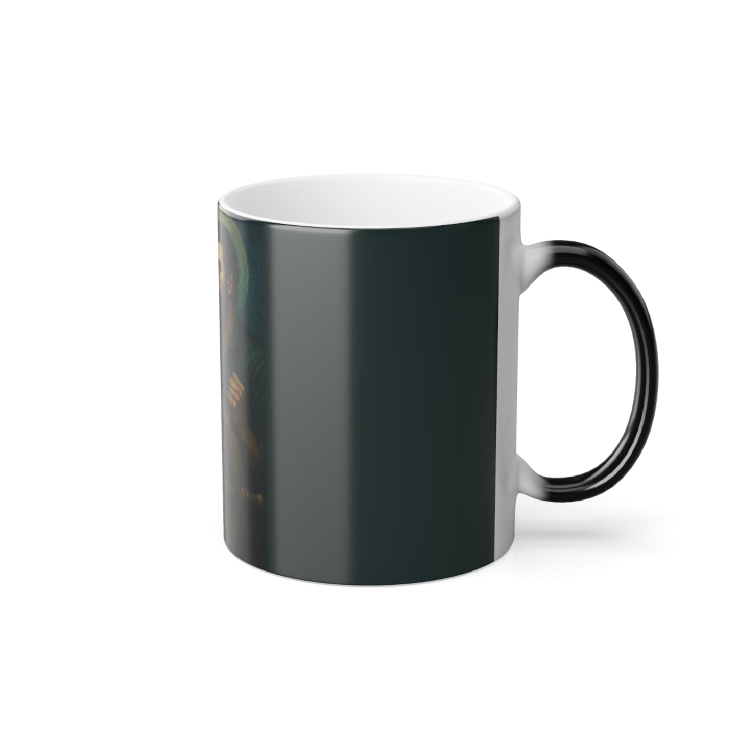 "I am not as frustrated because I am in control" Masculine Color Morphing Mug, 11oz