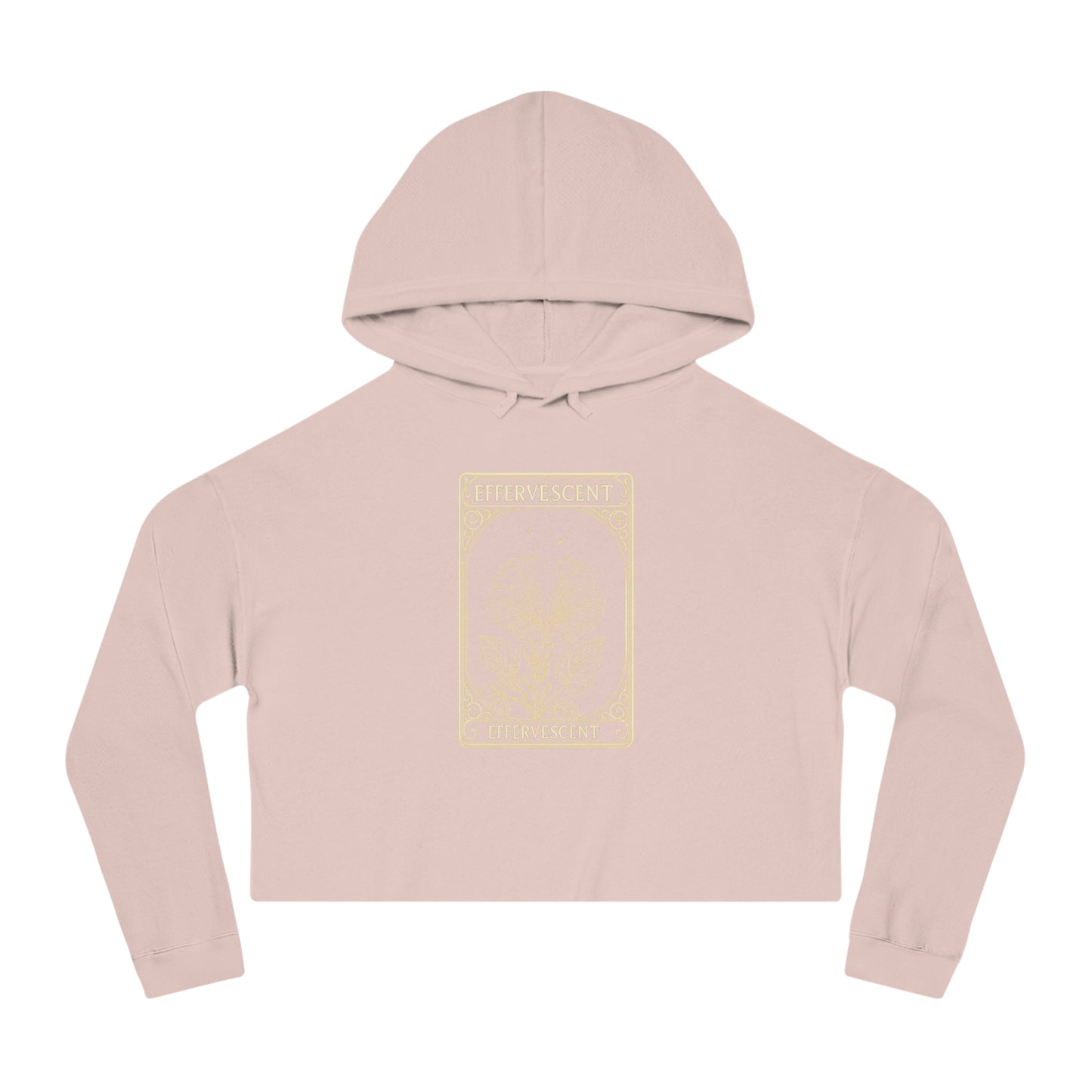 Effervescent Oracle Card Women’s Cropped Hooded Sweatshirt