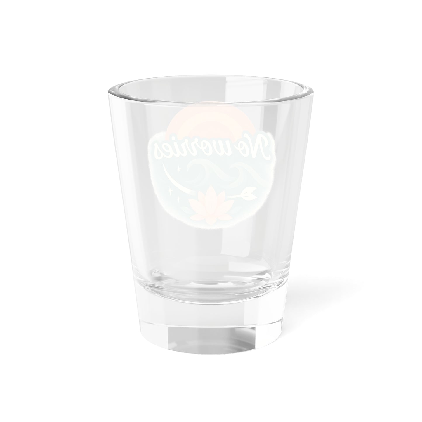 No Worries Shot Glass, Fun Barware, Funny Gift for Adults, Cheers to Friendship, Cocktail Enthusiasts
