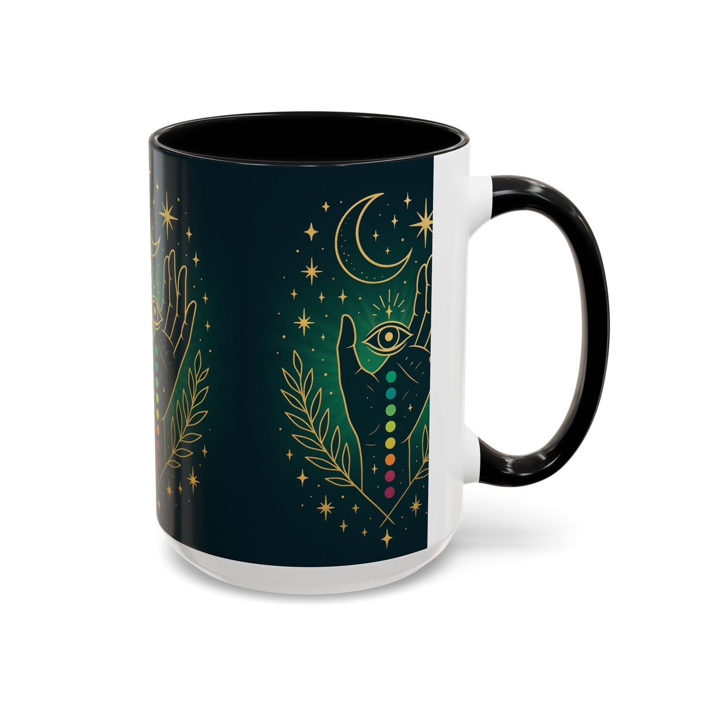 Chakra Accent Coffee Mug (11, 15oz)